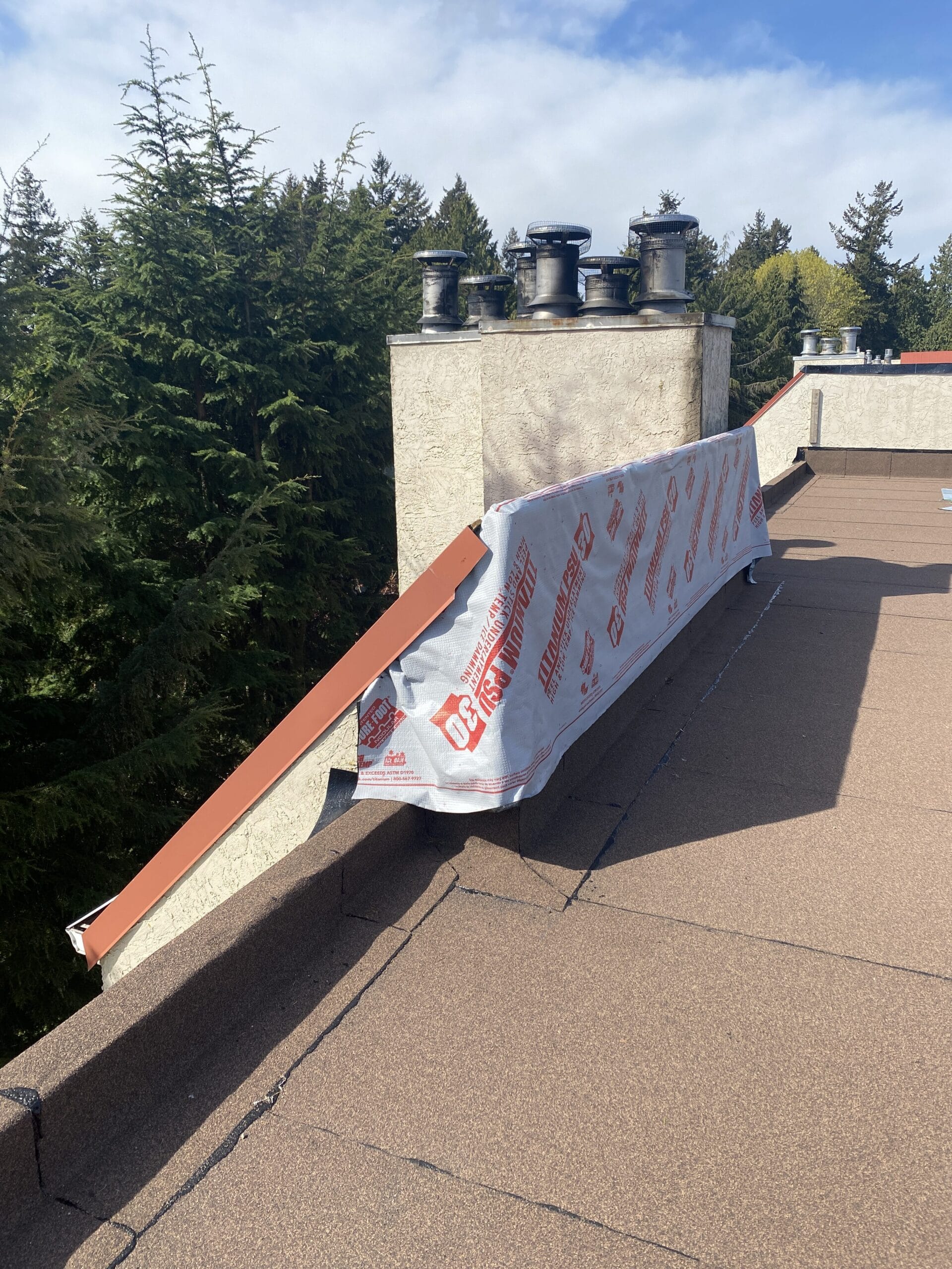 Commercial roofing process