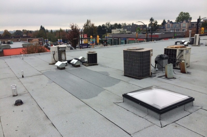 new commercial flat roof