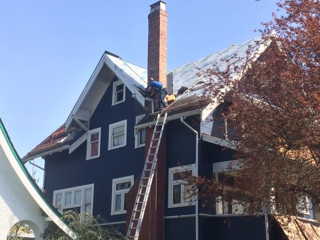 roof repair high pitch slope