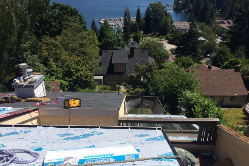 Deep cove roofing project house