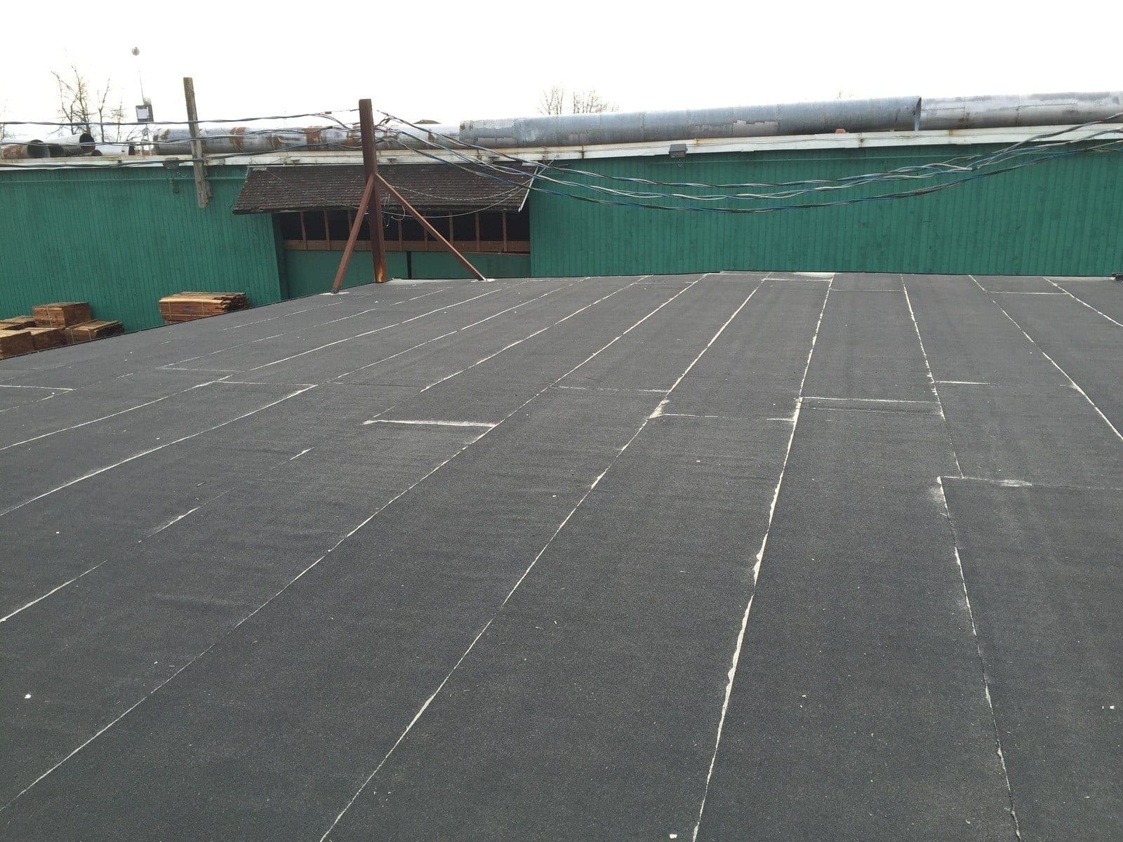 warehouse sbs roof repair reroof