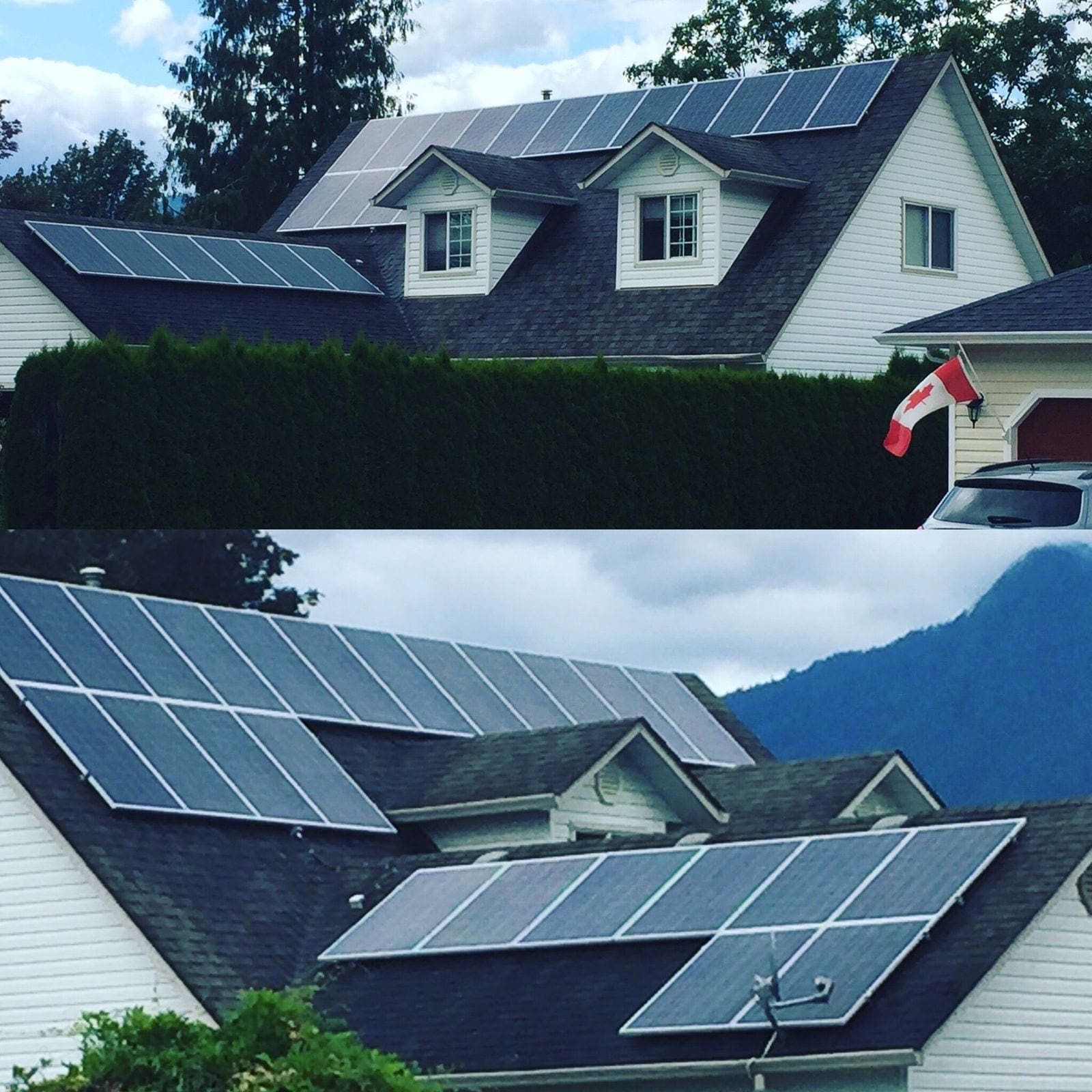 Solar Panels installed on roof BC