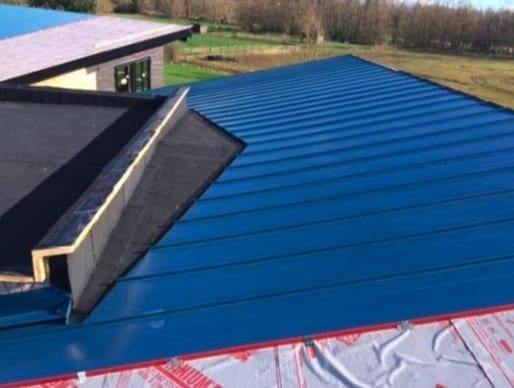metal roof installed project in Langley