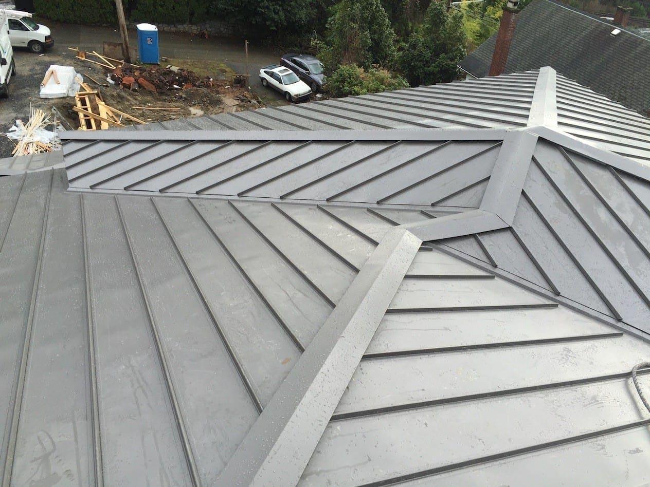 New Metal Roof install on one of the property in Vancouver