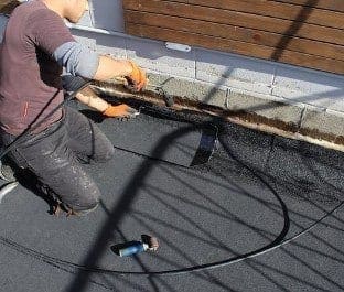 Vancouver roofing contractor does residential roof repair for torch on roof